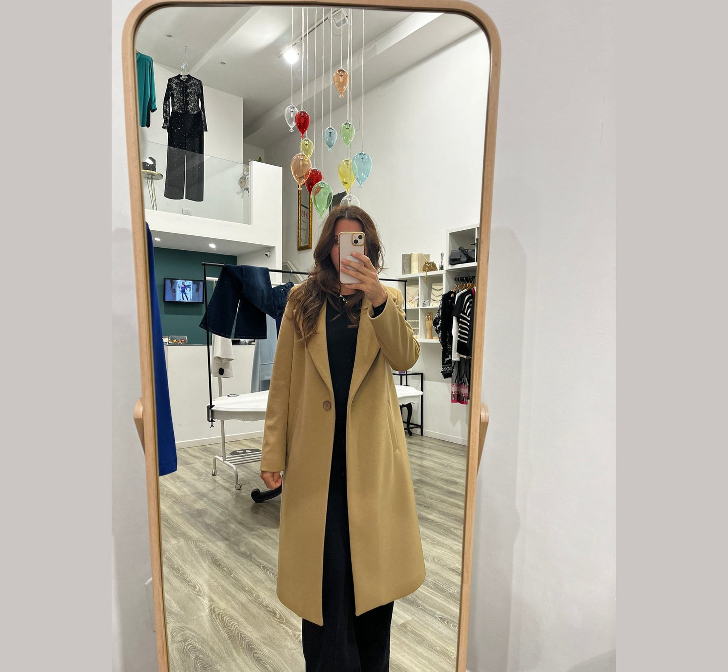 Cappotto Beige in Lana Vergine