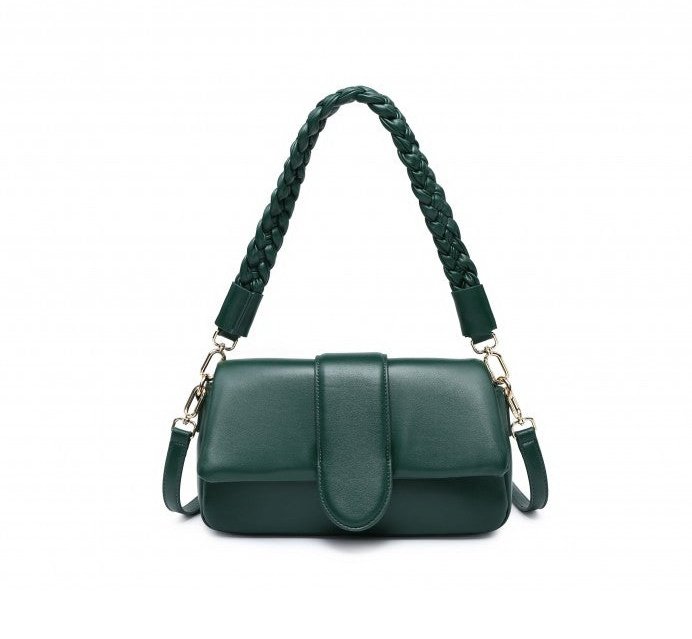 Borsa Baguette Verde