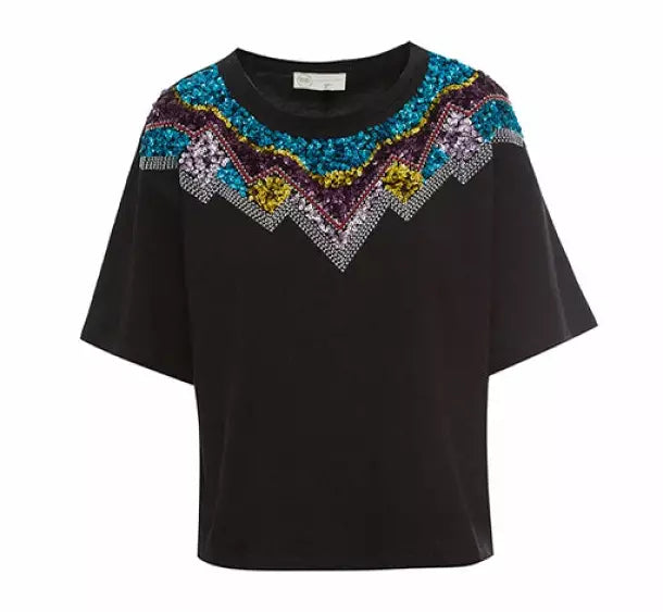 T-shirt con Paillettes