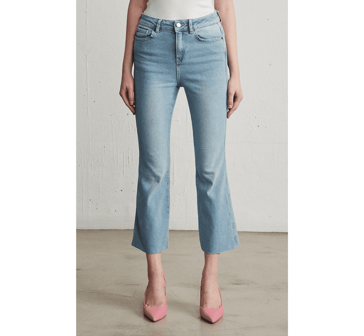 Jeans Cropped Flare